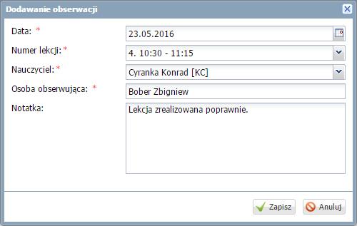 UONET+. W jaki sposób dyrektor szkoły może wykorzystać system w swojej codziennej pracy? 16/20 2. Wypełnij wyświetlony formularz.