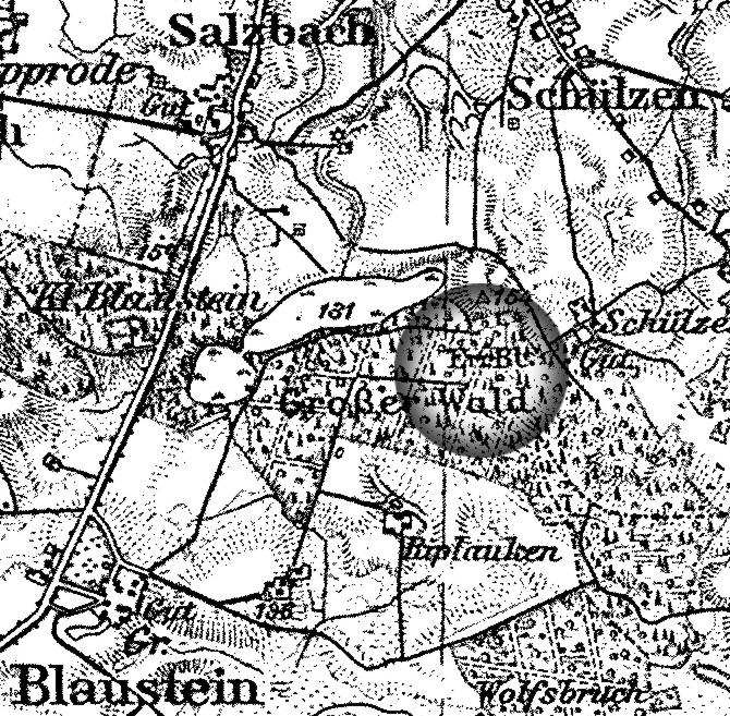 58. Siniec, gm. Srokowo, niem. Blaustein, Kr. Rastenburg W lesie, na północny-wschód od wsi Siniec, znajduje się potężny głaz o obwodzie 18 m i wysokości 1,6 m. Jest to ciemnoszary granitognejs.