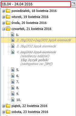 Dokumentowanie lekcji w systemie UONET+ 4/17 Rejestrowanie lekcji w systemie Potwierdzenie faktu odbycia lekcji w systemie wiąże się z wprowadzeniem tematu lekcji.