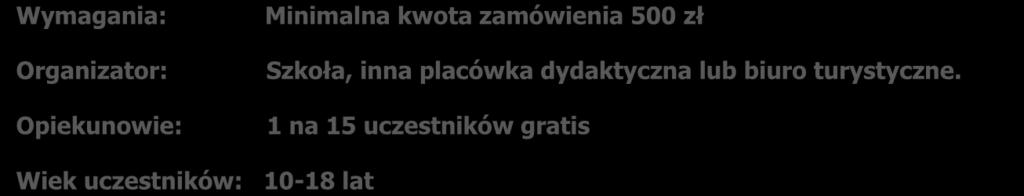 ZGŁOSZENIA REZERWACYJNE Po wyborze jednego z proponowanych programów prosimy o zgłoszenie rezerwacji terminu pobytu na adres park@ablandia.