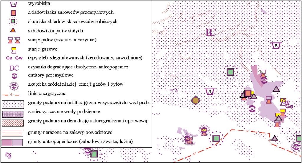 administracyjnej. Włączenie obszarów sieci Natura 2000 do zagadnień mapy sozologicznej było już podnoszone przez naukowców z UAM Poznań (min. Macias, 2007). Rys. 7.