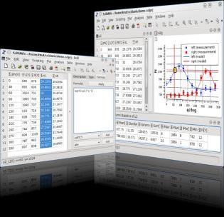 SciDAVis SciDAVis jest darmową aplikacją do Scientific Data Analysis and Visualization. Najnowszą wersję programu można pobrać ze strony projektu: http://scidavis.sourceforge.