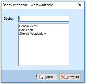 Wprowadzanie haseł w trzech oddzielnych indeksach (rys. 16) odbywa się na dodawaniu kolejnych haseł (nazwisko i imię lub hasło przedmiotowe) do indeksów.