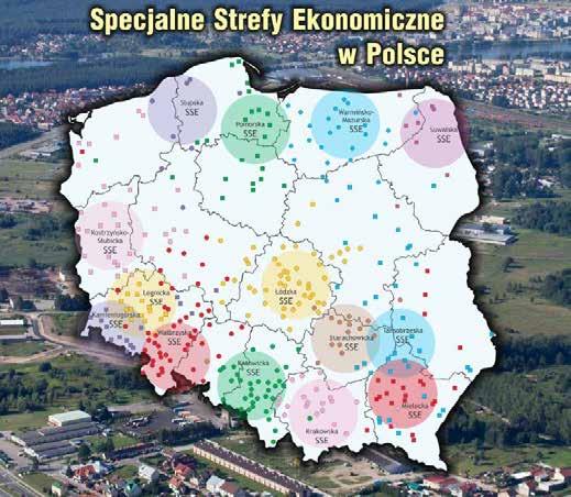 Specjalne strefy ekonomiczne (SSE) w Polsce W 2014 r.