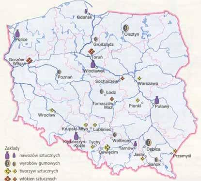 2. Zasoby wodne (dostęp do wody; jakość wody) Zakłady związane z przemysłem chemicznym