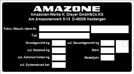 Opis produktu W strefie zagrożenia maszyny nie mogą przebywać ludzie, tak długo, jak przy dołączonym wałku przekaźnikowym / instalacji hydraulicznej, pracuje silnik ciągnika.