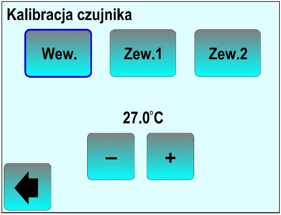 W przypadku stwierdzenia rozbieżności pomiędzy rzeczywistą temperaturą w miejscu pomiaru a wartością wskazywaną przez termostat możliwa jest kalibracja wartości temperatury niezależnie dla każdego