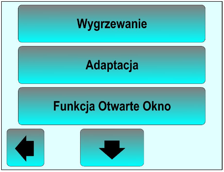 Uwaga : Ewentualna kalibracja wskazań czujnika/czujników powinna być przeprowadzana po co najmniej 1 dniu pracy systemu grzejnego przy tej samej nastawie wartości temperatury utrzymywanej.