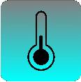 Przycisk umożliwia powrót do nastawy wartości temperatury.