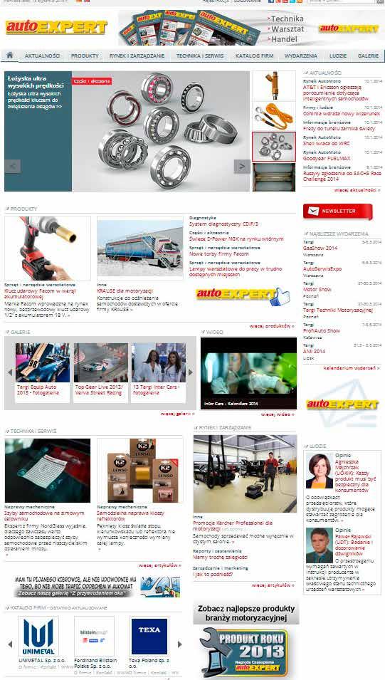 WWW, NEWSLETTE Classic online advertising formats billboard Online advertising rate Name Size (px) Weight (max) ain page Category page Subcategory page Article rice (EU) (per month) ILLOAD 750 100 50