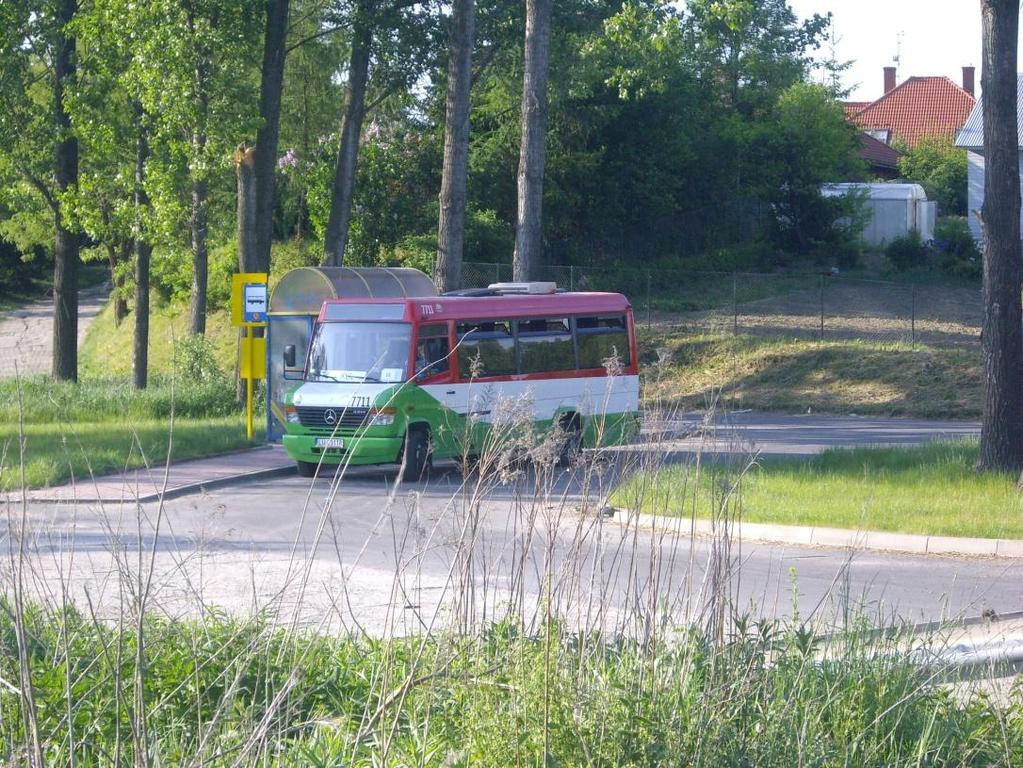 Autobusy (a raczej mikrobusy) pod banderą ZTM zaczęły docierać tam 1 listopada 2011 r.