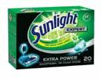 zmywarki SUNLIGHT 20-26 12 49 Kostka do WC MESTOS POWER 5 2 x 55 g 63,55/ 6 2-pak Płyn do płukania tkanin SILAN 1,85