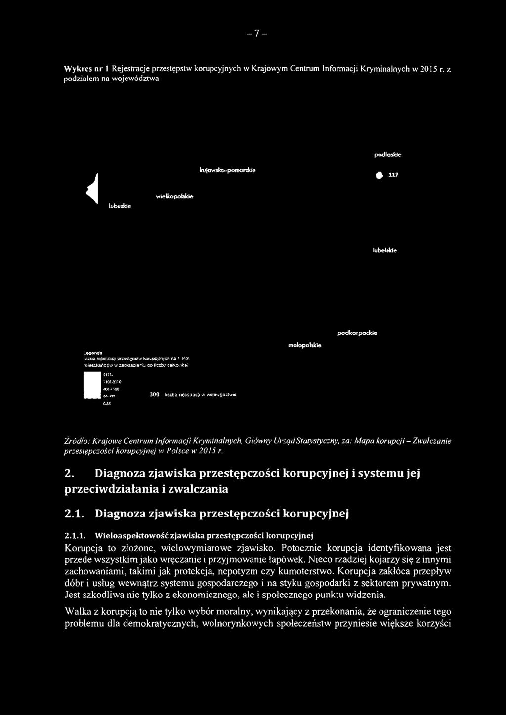 korupcji - Zwalczanie przestępczości korupcyjnej w Polsce w 20