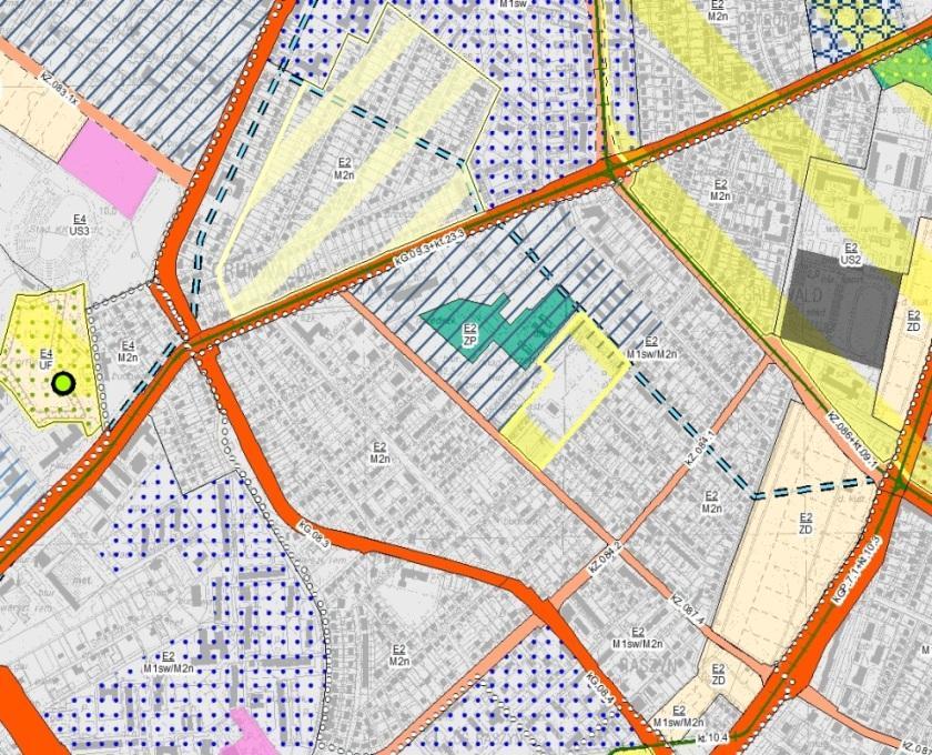 zabudowy jednorodzinnej MN Tereny zabudowy mieszkaniowej jednorodzinnej Studium 2008 r.