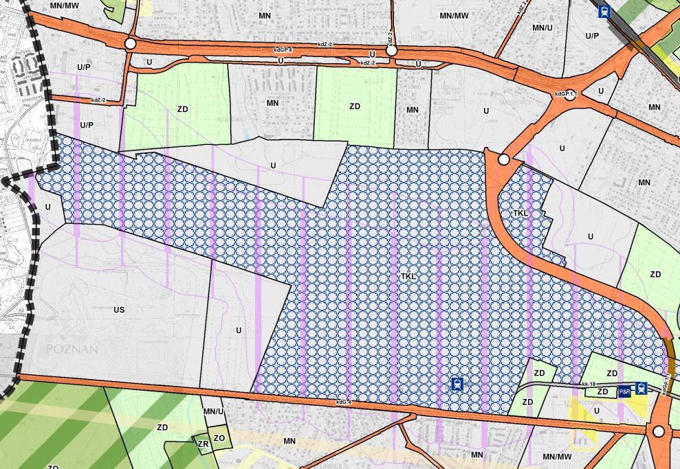 zachodniej części miasta - uwaga 147.7 dot. terenu w rejonie ul.