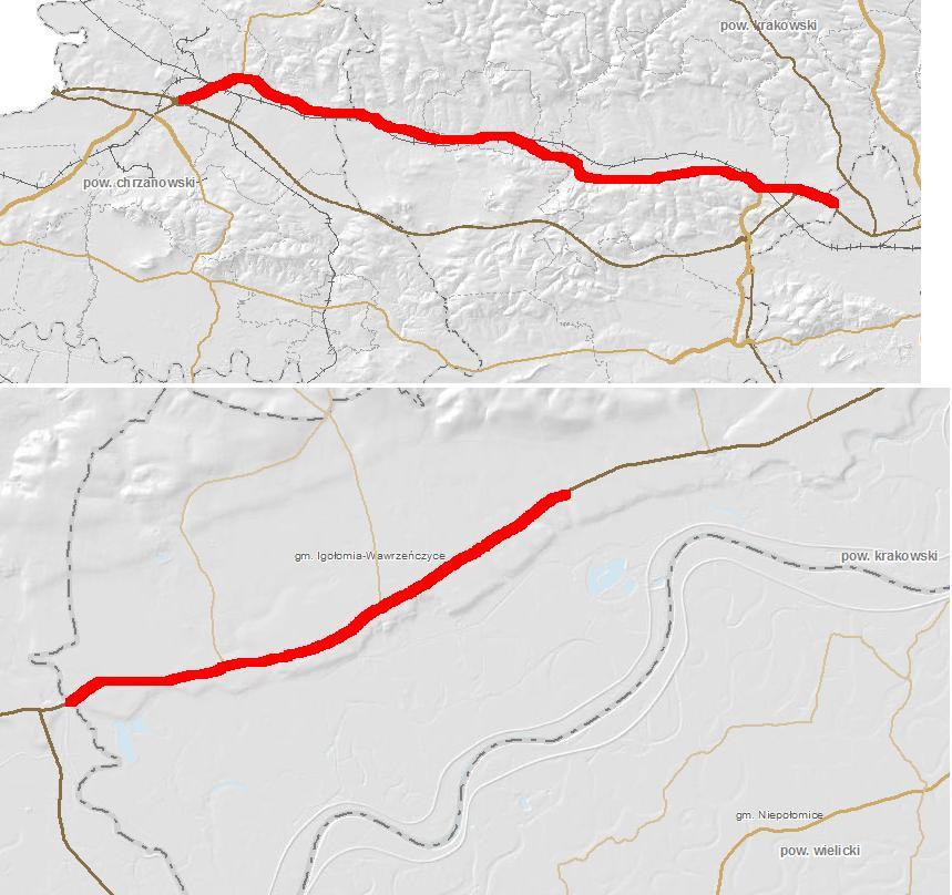 Droga krajowa nr 79 na odcinku Chrzanów Igołomia 13