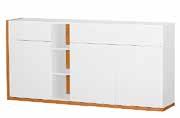 3-drzwiowa z 3 szufladami 188 x 92 x 40 cm 3 door, 3 drawer sideboard 188 x 92 x 40 cm SALVO 20 szafka RTV z 2 szufladami 112 x 48 x 40 cm 2 drawer TV