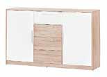 x 90 x 38 cm MILO 06 komoda 4 drawer z 4 szufladami sideboard 98 x 90 x 38 cm 98 x 90 x 38 cm MILO 08 łoże 140 + 2 szafki nocne wysuwane z