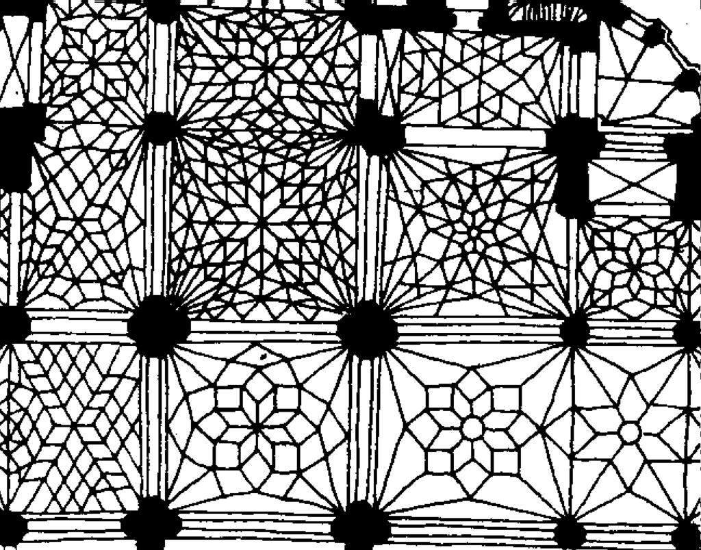 Sklepienia gotyckie gwiaździsto-sieciowe / żebrowo-siatkowo-gwiaździste / gwiaździste przechodzące w układy sieciowe