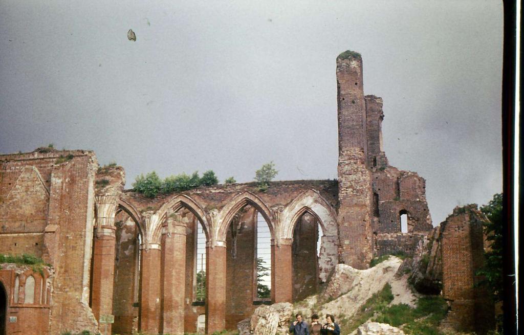 Ruiny kościoła halowego arkady
