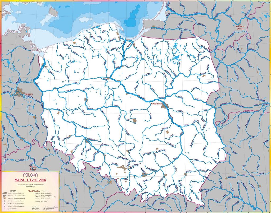 Współczesny układ sieci rzeczne w Polsce został ukształtowany przede wszystkim w czwartorzędzie.