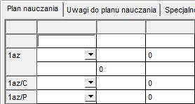 W liceach ogólnokształcących można jako specjalność potraktować zwyczajowy profil oddziału, np. informatyczno-matematyczny, choć zgodnie z obowiązującym prawem oddziały w liceach nie są profilowane.