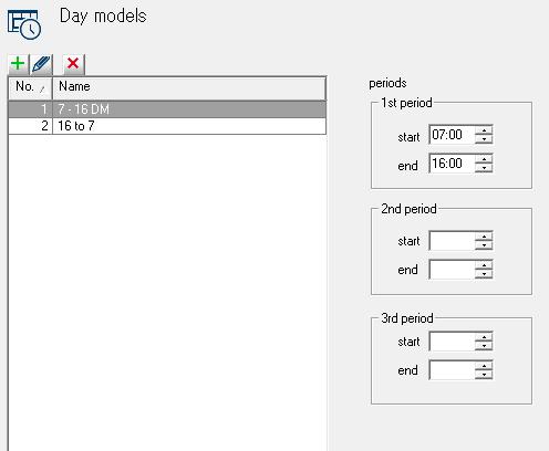 Access Professional Modele dzienne pl 115 Po lewej stronie znajduje się lista wszystkich utworzonych dotychczas modeli dziennych.