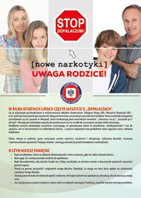 Departament Nadzoru nad Środkami Zastępczymi, jak również stacje sanitarno-epidemiologiczne przygotowały i dystrybuowały materiały związane z profilaktyką, m.in.