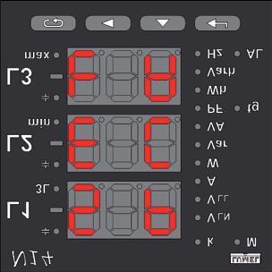 6.5. Ustawienia parametrów Wejście w tryb programowania odbywa się poprzez naciśnięcie i przytrzymanie przycisków i przez około 3 sekundy. Wejście w tryb programowania chronione jest kodem dostępu.