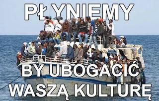 Blitzkrieg Allaha S t r o n a 5 emigrantów stanowią młodzi mężczyźni w wieku od 18 do 35 lat (około 13% stanowią kobiety a 12% dzieci).