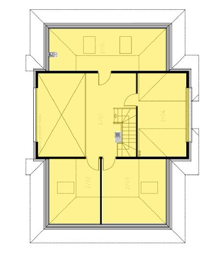 PARTER: 106,28m 2 Wiatrołap Kotłownia WC Salon Kuchnia +jadalnia