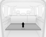 Odpinanie Jeśli tylne siedzenia znajdują się w pozycji złożonej, wyjąć półkę bagażową i umieścić w pozycji poziomej pomiędzy tylną