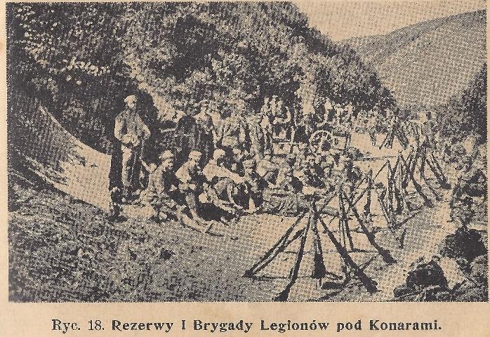 Pierwsza Brygada znajdująca się z wiosną 1915 r.