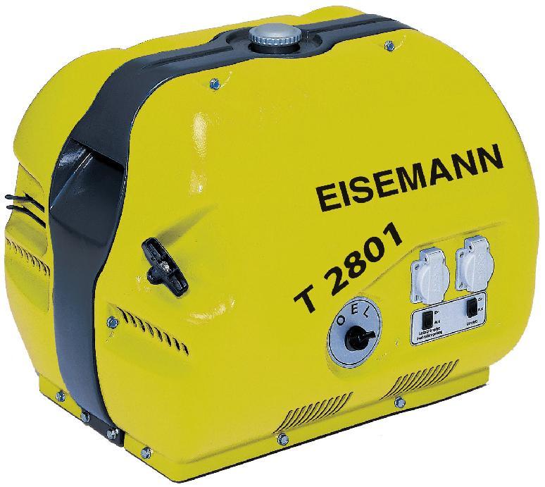 EISEMANN T 2801 TOPLINE IP 54 Elektryczna moc 1~ (cos 1,0) VA 2530 Elektryczna moc 1~ kw 2,53 Napi cie 1~ V 230 Maksymalny pr d 1~ A 11 Pr d 1~ (Schuko) A 11 Maks.