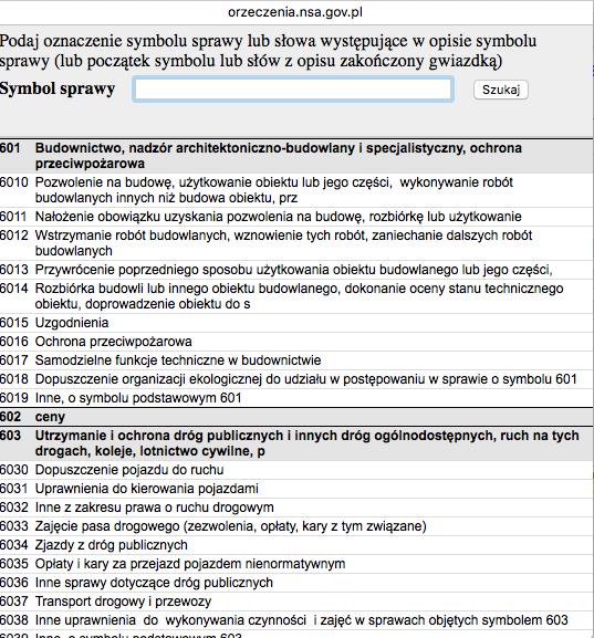 Wyszukiwanie za pomocą formularza 6.