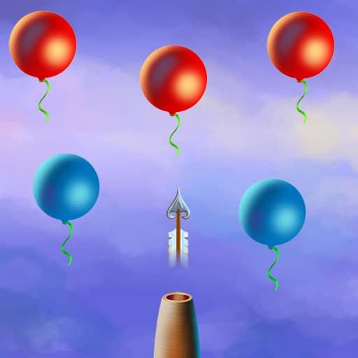 Balony Zestrzel wszystkie czerwone baloniki, ale nie psuj niebieskich pozwól im