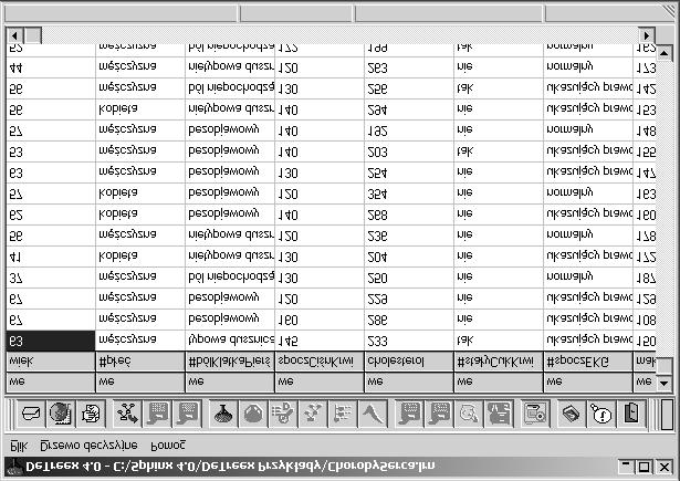 ROZDZIAŁ 4. MODUŁ DETREEX 4.0 18 plik testowy: - *.