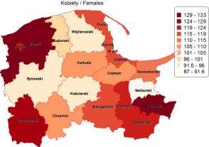 LUBUSKIE 97,9 PODLASKIE 178,9 OPOLSKIE 95,7 OPOLSKIE 175 MAŁOPOLSKIE 92,7 ŚWIĘTOKRZYSKIE 174,4 ŚWIĘTOKRZYSKIE 86,1 MAŁOPOLSKIE 172,7 PODLASKIE 85,1 MAZOWIECKIE 171,4 PODKARPACKIE 84,9