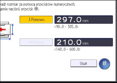 9. Uzupełnianie papieru i tonera CXX005 Z zastosowaniem inteligentnego panela operacyjnego Naciśnij przycisk [Home] w górnej lewej części panela operacyjnego.