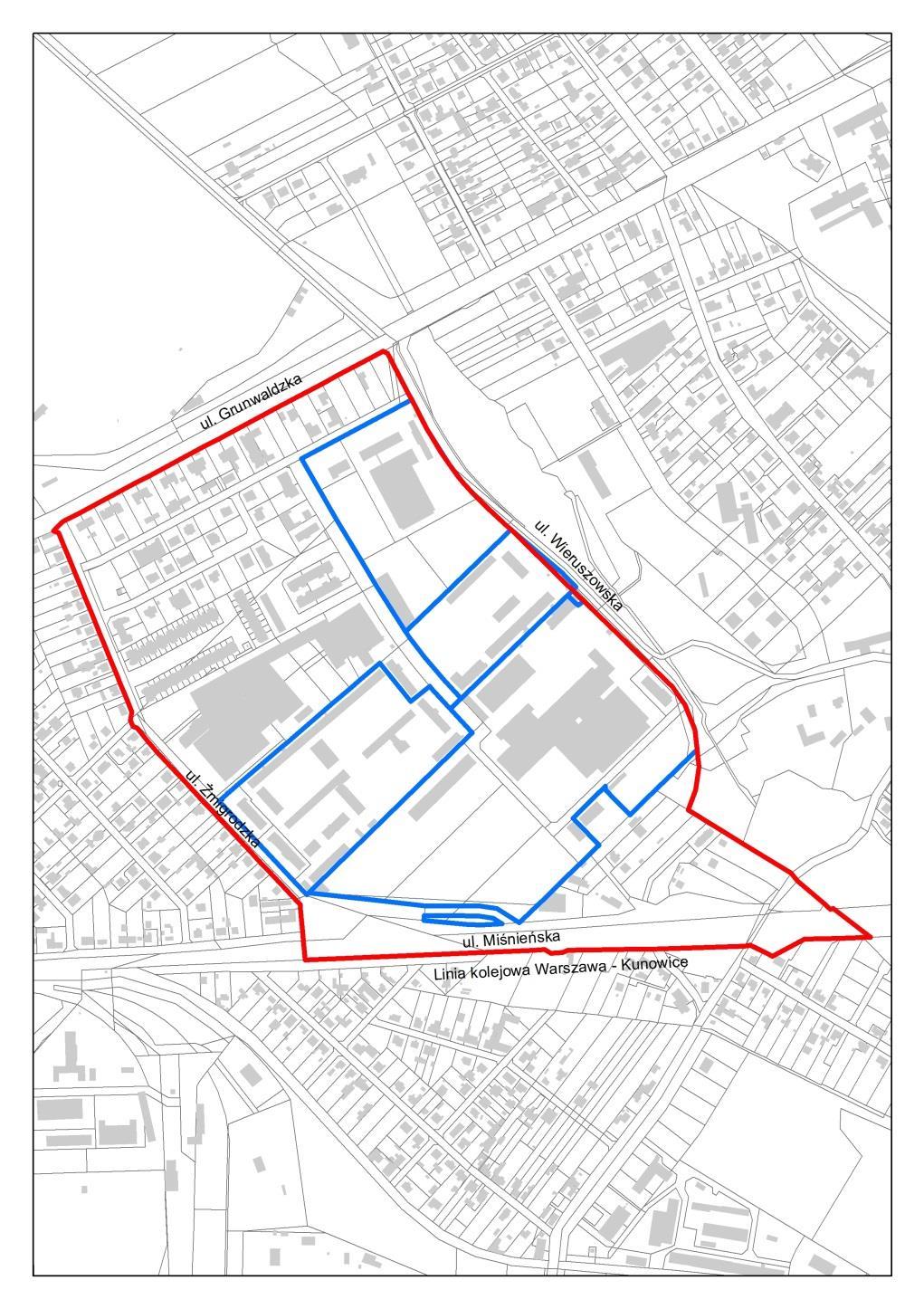 Wniosek o zmianę Studium oraz sporządzenie planu Granica mpzp Z wnioskiem o sporządzenie miejscowego planu zagospodarowania przestrzennego wystąpiły spółki: Obszary, dla których złożono wnioski/uwagi