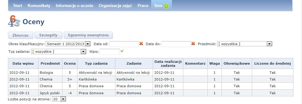 Witryny i zapoznaj się z publikowanymi tam informacjami.