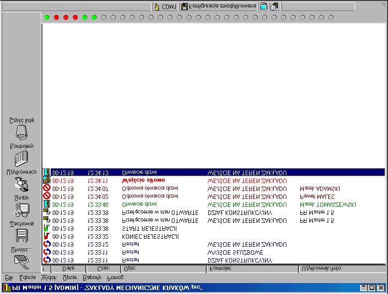 PR Master 1.5-7 - 01-02-15 PRACA Z PROGRAMEM PR MASTER Po wywołaniu programu pokazuje się okno wzywające do podania nazwy oraz hasła operatora.