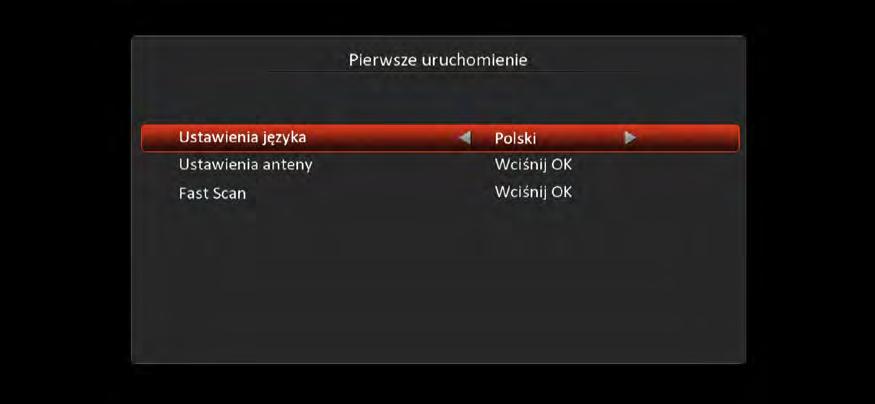 INSTALACJA Przy urządzeniu wyłączonym z zasilania: 1. Podłącz sygnał z anteny satelitarnej do wejścia LNB IN. 2.