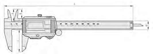 Suwmiarka Digimatic ABSOLUTE IP67 z ogniwem słonecznym Funkcje Seria 500 Maks.