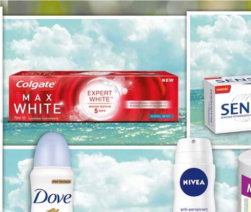 COLGATE MAX WHITE EXPERT PASTA 75 ML dwa rodzaje po