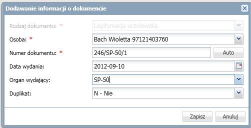 Rejestrowanie dokumentów i wypadków Karta Rejestry udostępnia widoki do prowadzenia rejestru dokumentów i rejestru wypadków.