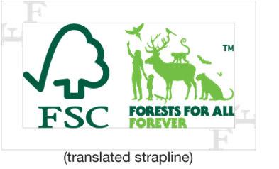 6 Oficjalne wersje językowe znaków towarowych Forests For All Forever dostarczone przez FSC mogą być