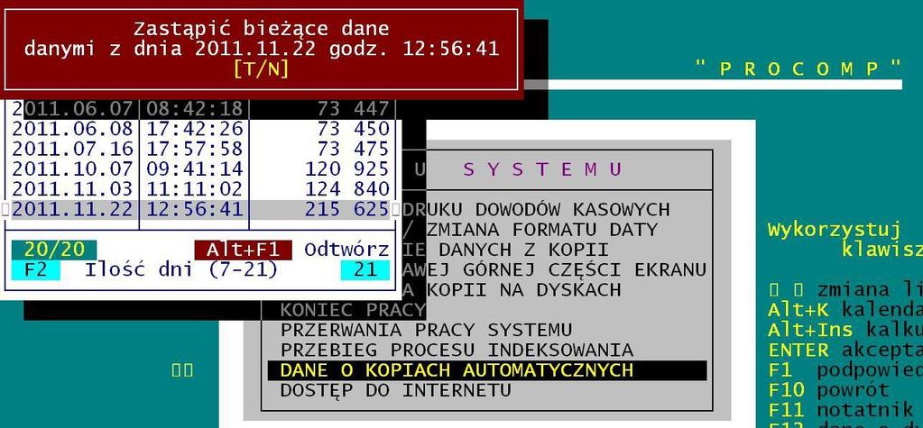 17. PRZEBIEG PROCESU INDEKSOWANIA W punkcie tym możemy sprawdzić częstotliwość i poprawność wykonywania procesu indeksowania.