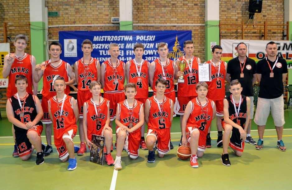 brązowe medale U14M MKKS Rybnik MEDALIŚCI MP U14M W OSTATNICH LATACH rok finał złoto srebro brąz 2017 Opalenica TKM Włocławek MKS Ochota Warszawa MKKS Rybnik 2016 Białystok ŻAK Żory MKS Dąbrowa