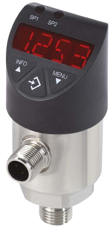 Elektroniczny pomiar ciśnienia Elektroniczny przełącznik ciśnienia z wyświetlaczem Model PSD-4 Karta katalogowa WIKA PE 81.